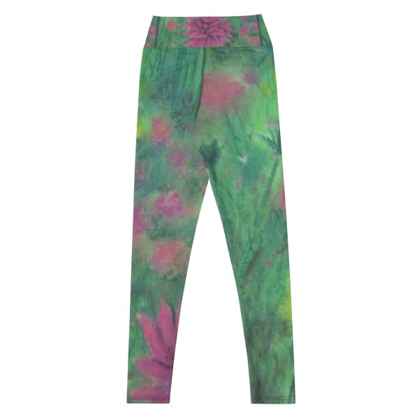 Dreaming of Dahlias ~ Yoga Leggings Online now