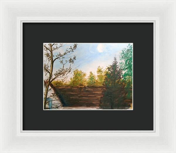 Backyard ~ Framed Print For Discount