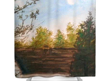 Backyard ~ Shower Curtain Discount