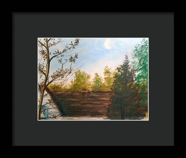 Backyard ~ Framed Print For Discount