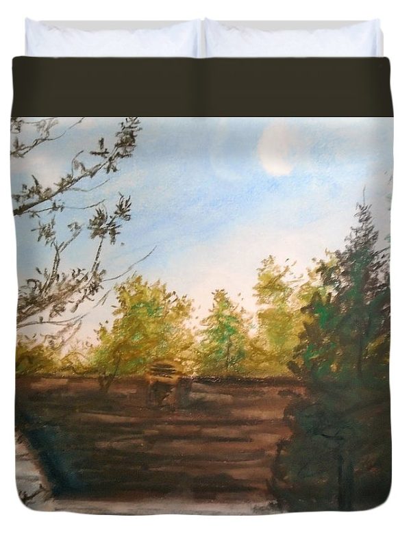 Backyard ~ Duvet Cover Online now