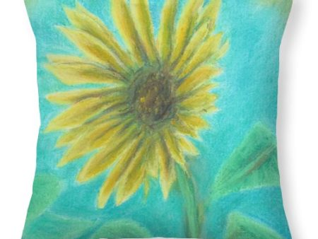 Sunflower Trance ~ Throw Pillow Fashion