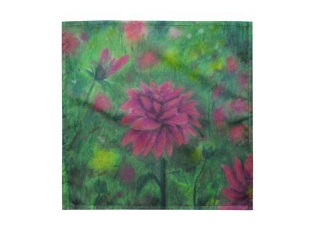 Dreaming of Dahlias ~ All-Over Print Bandana For Sale