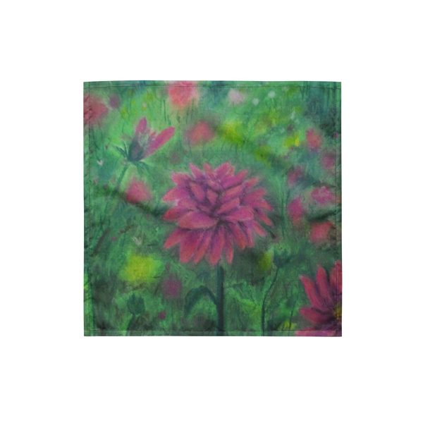 Dreaming of Dahlias ~ All-Over Print Bandana For Sale