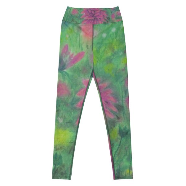 Dreaming of Dahlias ~ Yoga Leggings Online now