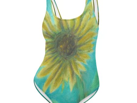 Sunflower Trance ~ One-Piece Swimsuit Online Sale