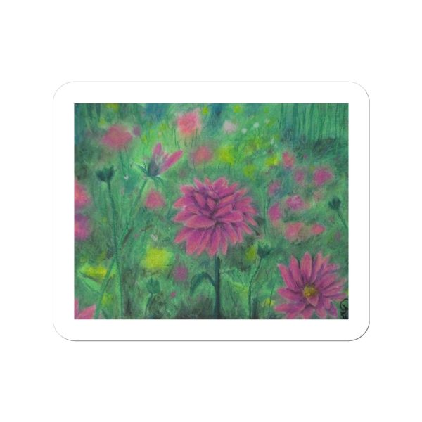 Dreaming of Dahlias ~ Sticker on Sale