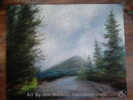 Evergreen    ~ Original Pastel Painting Online now