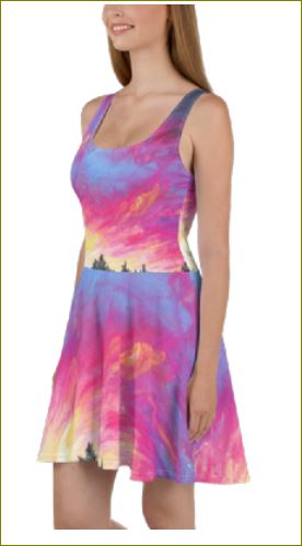 Widen Eye ~ Skater Dress For Cheap