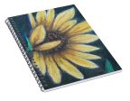 Yellow Petalled ~ Spiral Notebook For Sale