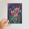 Gathering of Tulips ~ Postcard Online now