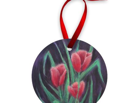 Gathering of Tulips ~ Wood Ornament Discount