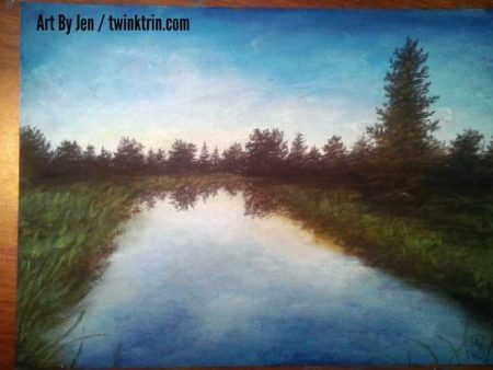 Summer Outings   ~ Original Pastel Painting For Cheap