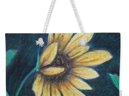 Yellow Petalled ~ Weekender Tote Bag For Sale