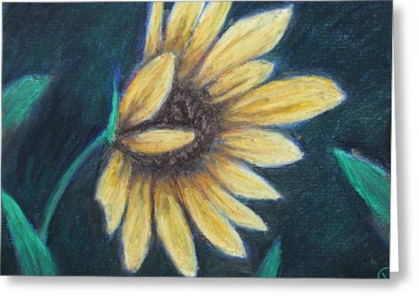 Yellow Petalled ~ Greeting Card Discount