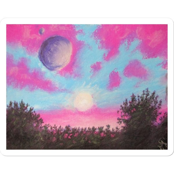 Drifting in Sunsets ~ Sticker Online Hot Sale