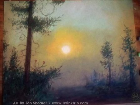 Twilight Dreams   ~ Original Pastel Painting Online Sale