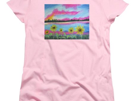 A Flower Fantasy ~ Women s T-Shirt (Standard Fit) Cheap