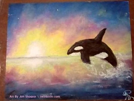 Sea   ~ Original Pastel Painting For Cheap