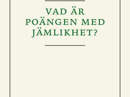 Vad är poängen med jämlikhet? Discount